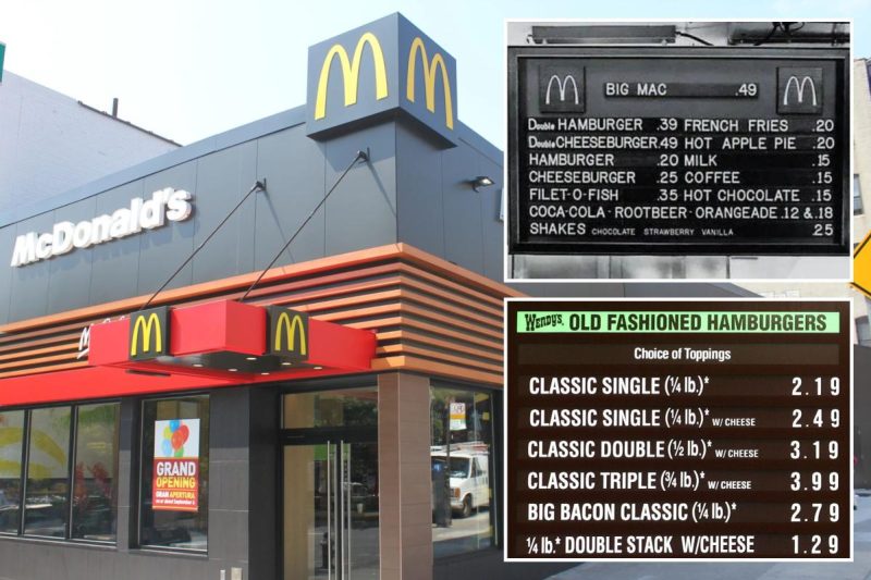 Quick-food clients slammed by McFlation yearn for outdated days of 99-cent burgers, tacos and fries