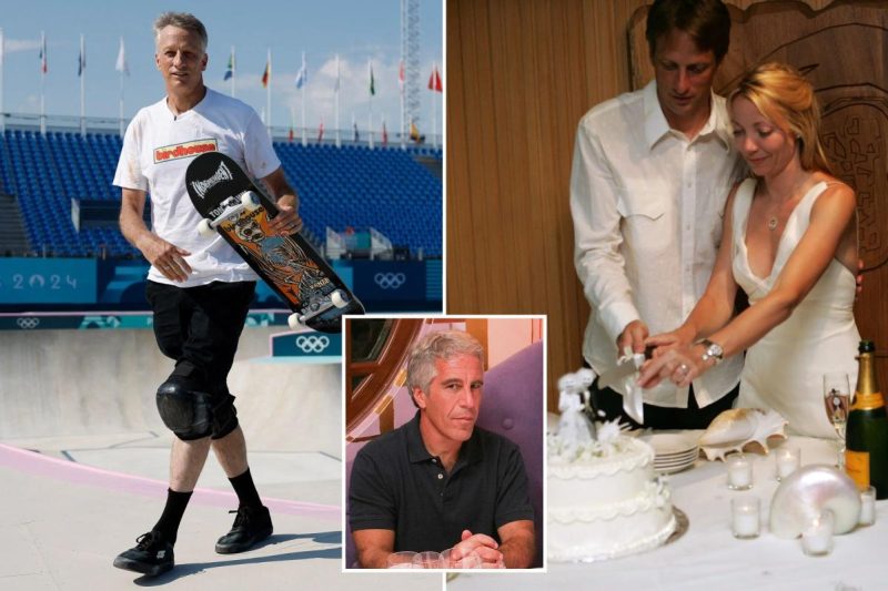 Tony Hawk shuts down ‘nonsense’ rumors that his wedding ceremony was on Jeffrey Epstein’s personal island