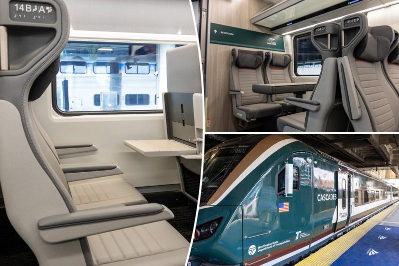A glance inside Amtrak’s new 125-mph Airo trains