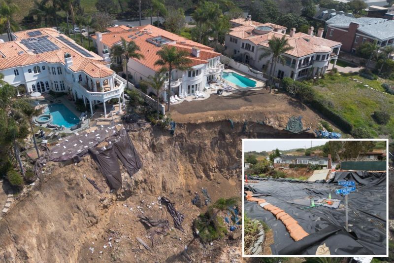 Palos Verdes landslide motion accelerates after heavy rain