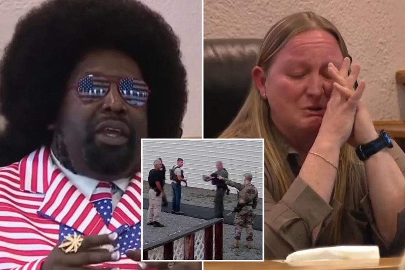 Afroman clashes with Adams County police in courtroom — as one officer left in tears over music video about failed police raid