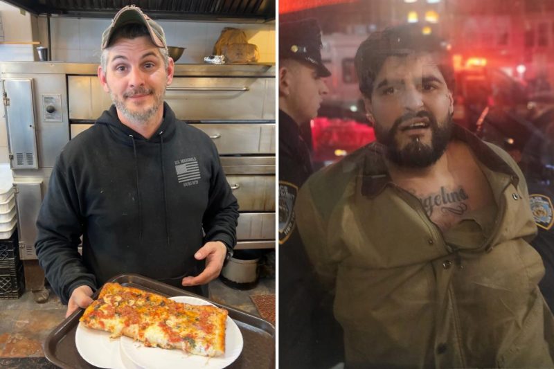 Unique | NYC pizzeria proprietor slices via menace from knife-wielding hooligan –