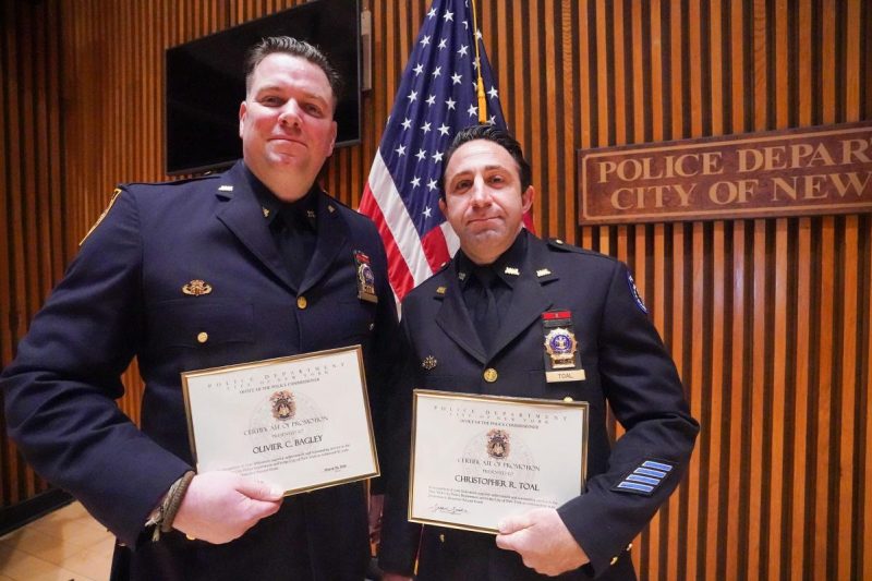 2 NYPD Bomb Squad detectives, Marine Corps vets replicate on shared ‘bond’ as they’re promoted collectively